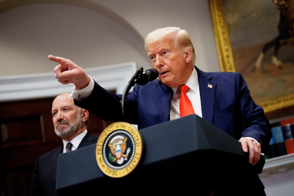 Featured image for Trump Warns of 200% Tariff on China if Exports Are Curbed