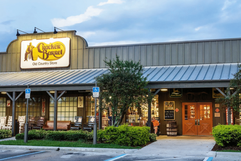 Featured image for Cracker Barrel Responds to Criticism of New Logo, Says ‘Old Timer’ Will Stay on Menus and Road Signage